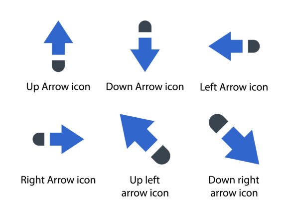 Arrows Icon Set 1: A Versatile Graphics Tool for Marketers
