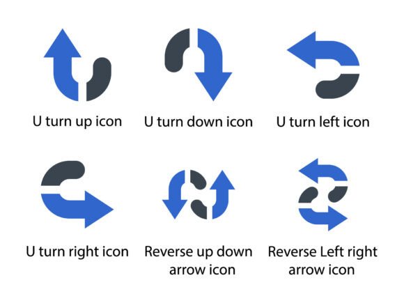 Arrows Icon Set 4: A Versatile Graphic for Local Brands