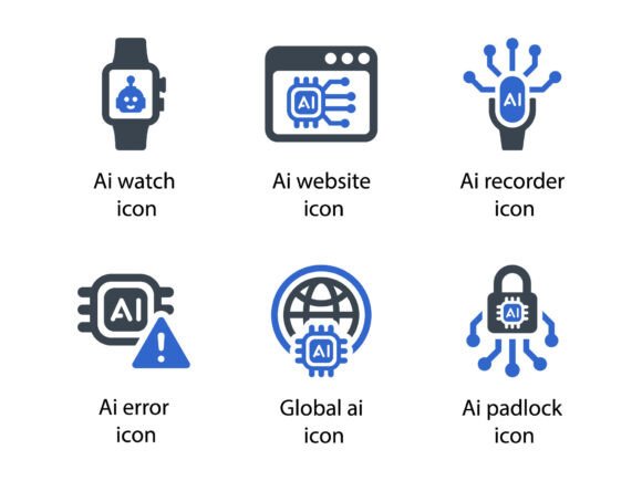 Artificial Intelligence Icon Set 7: A Designer's Review