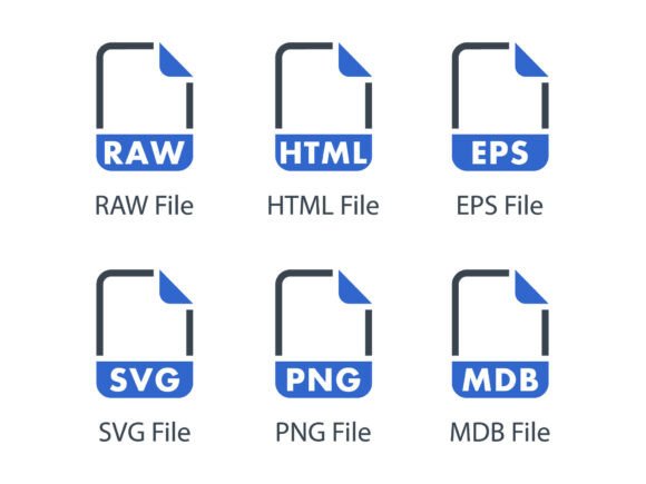 File Formats Icon Set 8: A Versatile Graphics Tool