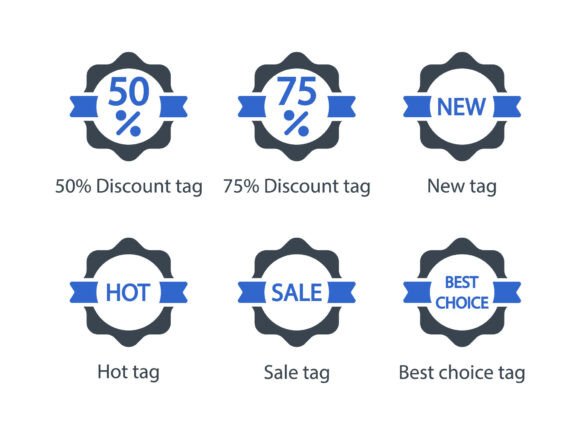 Glyph Icon Set for Modern Graphics & Product Labels