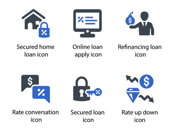 Loan Debt Icons: A Designer's Review for Branding Projects