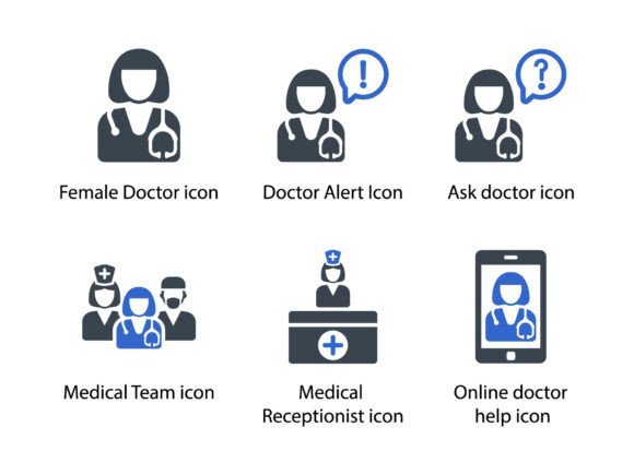 Medical Healthcare Icon Set 5: A Versatile Graphics Asset