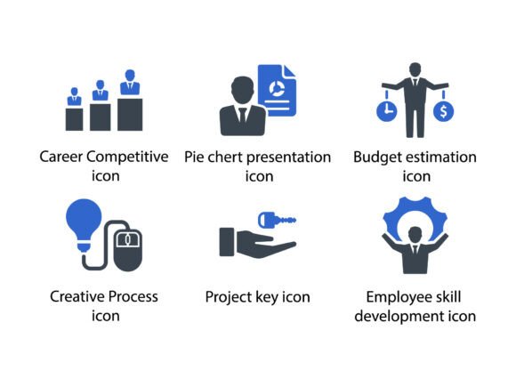 Project Management Icon Set 6: A Versatile Graphics Tool