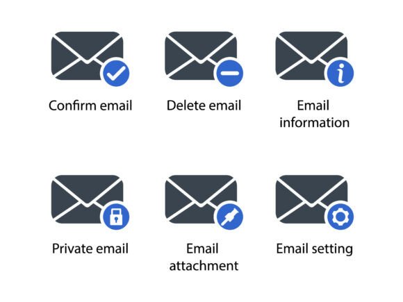 Review: Email Icon Set 3 for Modern Blog Graphics