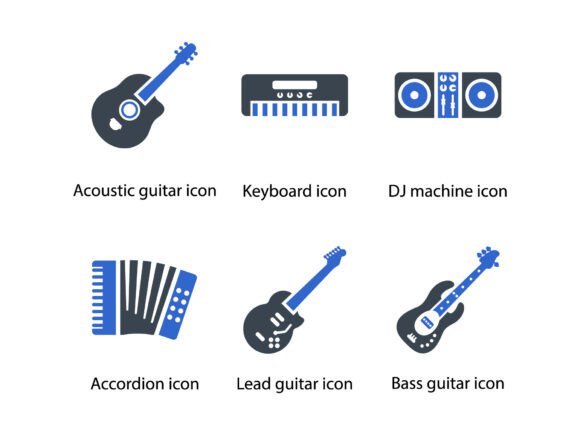Review: Musical Instrument Icon Set 1 for Modern Graphics