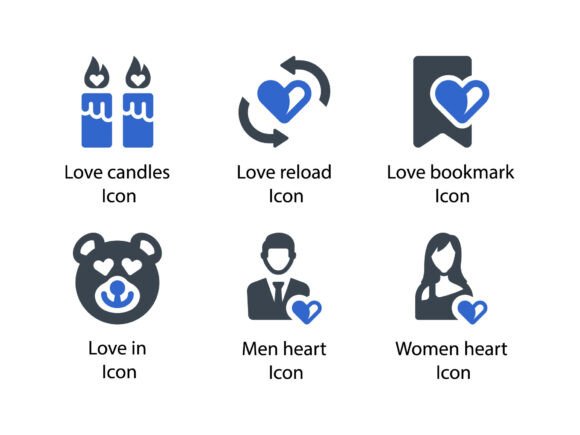 Review: Romance and Love Icon Set 10 for Handmade Creations