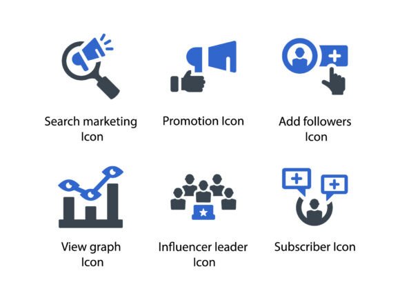 Reviewing the Influencers Marketing Icon Set 2 Graphics