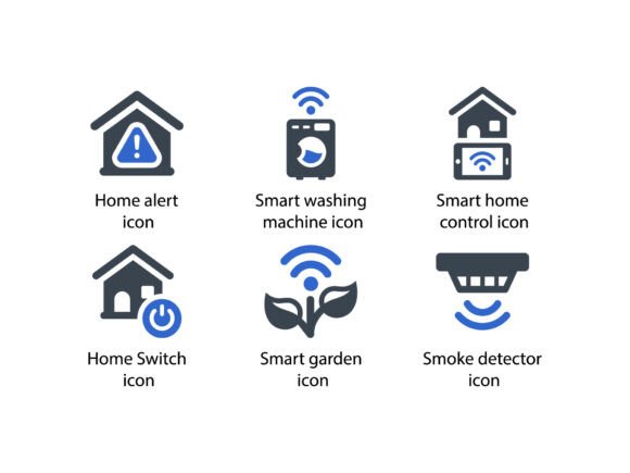 Smart House Icon Set 3: A Versatile Graphics Solution